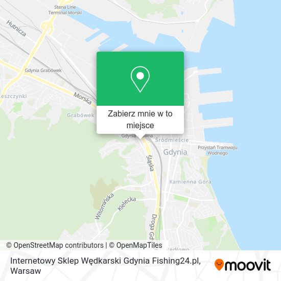 Mapa Internetowy Sklep Wędkarski Gdynia Fishing24.pl