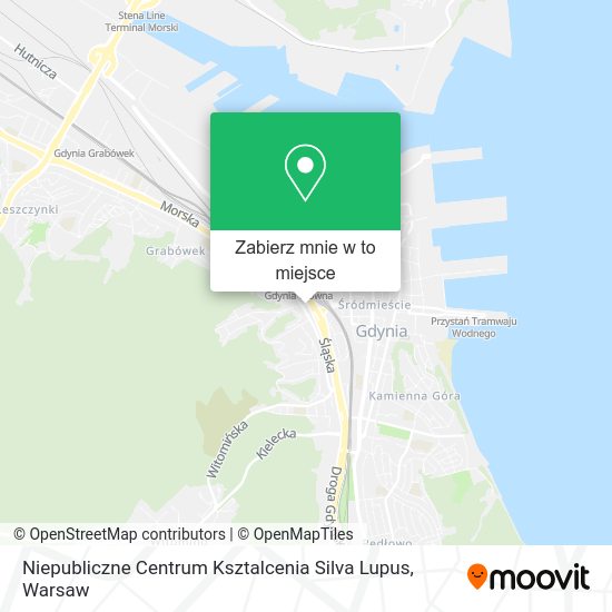 Mapa Niepubliczne Centrum Ksztalcenia Silva Lupus