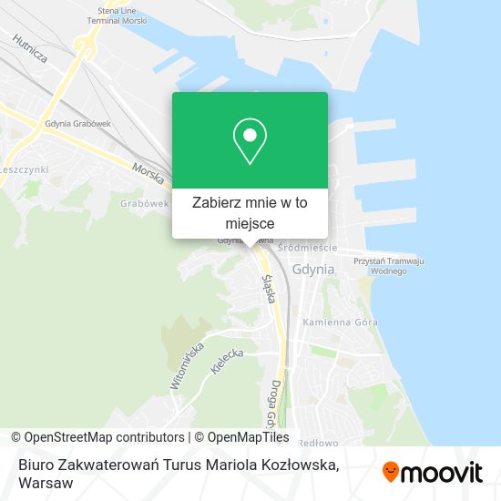 Mapa Biuro Zakwaterowań Turus Mariola Kozłowska