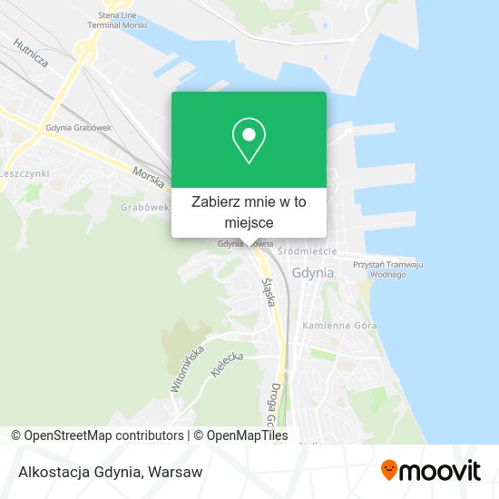 Mapa Alkostacja Gdynia