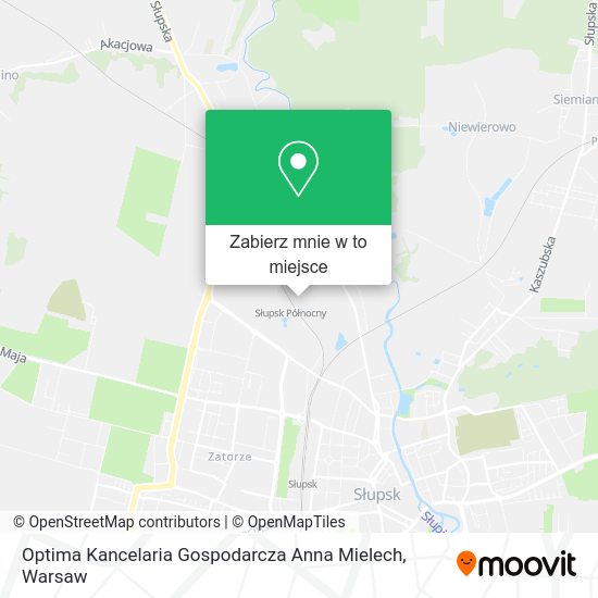 Mapa Optima Kancelaria Gospodarcza Anna Mielech