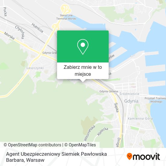 Mapa Agent Ubezpieczeniowy Siemiek Pawłowska Barbara