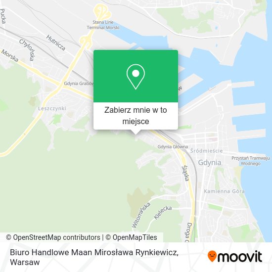 Mapa Biuro Handlowe Maan Mirosława Rynkiewicz