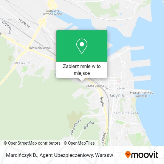 Mapa Marcińczyk D., Agent Ubezpieczeniowy