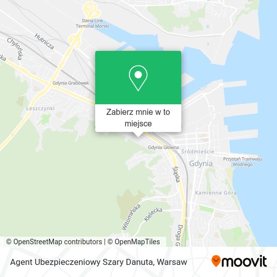 Mapa Agent Ubezpieczeniowy Szary Danuta