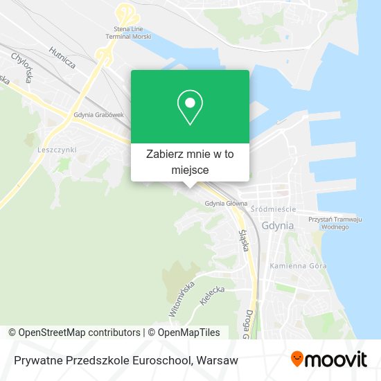 Mapa Prywatne Przedszkole Euroschool