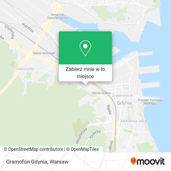 Mapa Gramofon Gdynia