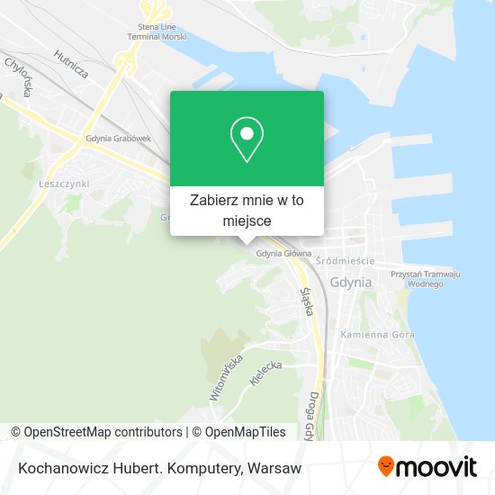 Mapa Kochanowicz Hubert. Komputery