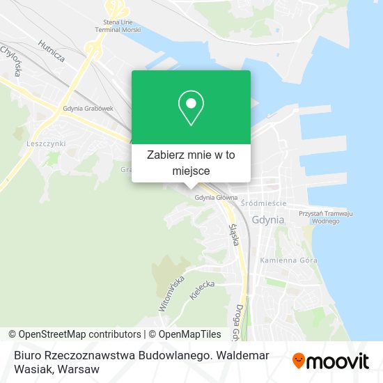 Mapa Biuro Rzeczoznawstwa Budowlanego. Waldemar Wasiak