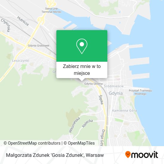 Mapa Małgorzata Zdunek 'Gosia Zdunek'