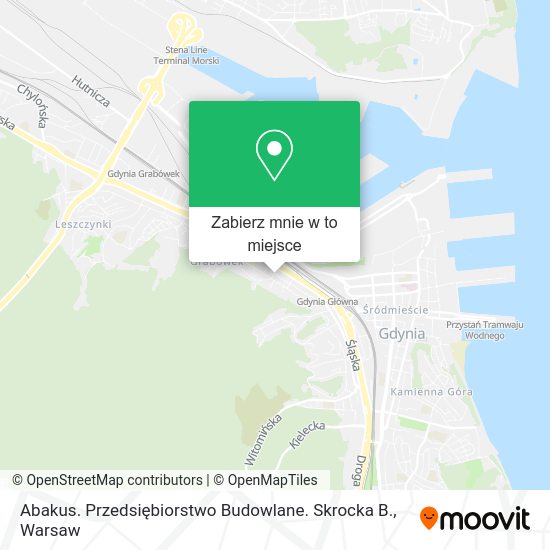 Mapa Abakus. Przedsiębiorstwo Budowlane. Skrocka B.