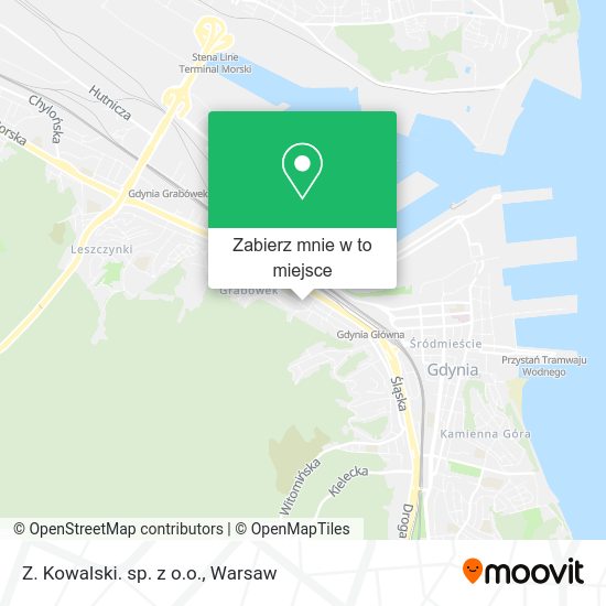 Mapa Z. Kowalski. sp. z o.o.