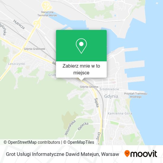 Mapa Grot Usługi Informatyczne Dawid Matejun