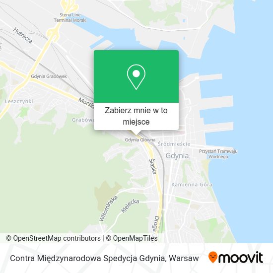 Mapa Contra Międzynarodowa Spedycja Gdynia