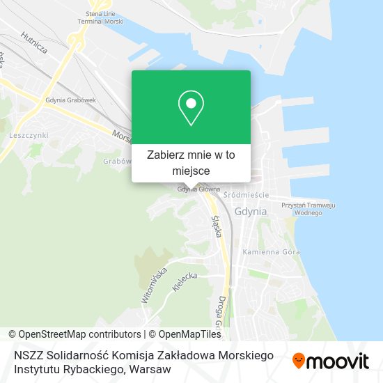 Mapa NSZZ Solidarność Komisja Zakładowa Morskiego Instytutu Rybackiego