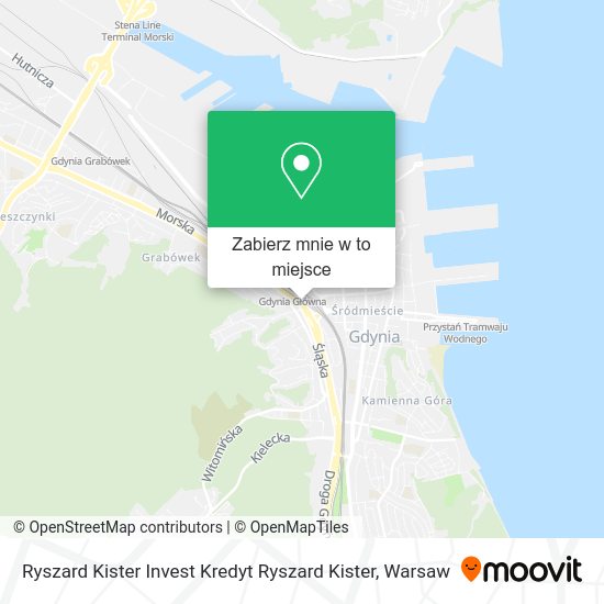 Mapa Ryszard Kister Invest Kredyt Ryszard Kister