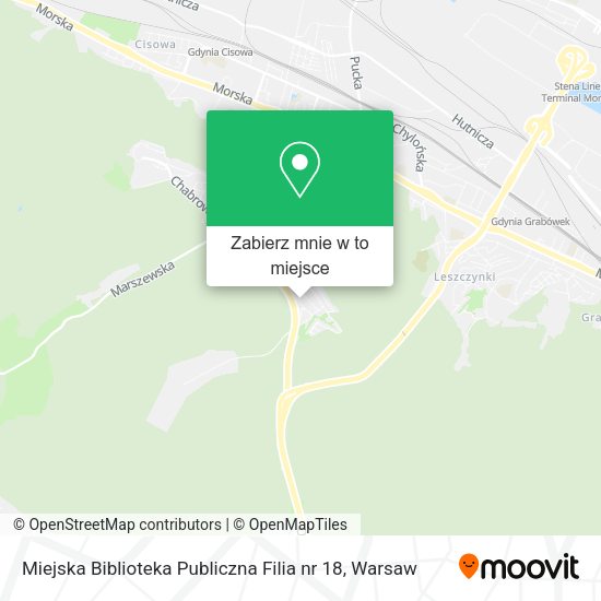 Mapa Miejska Biblioteka Publiczna Filia nr 18