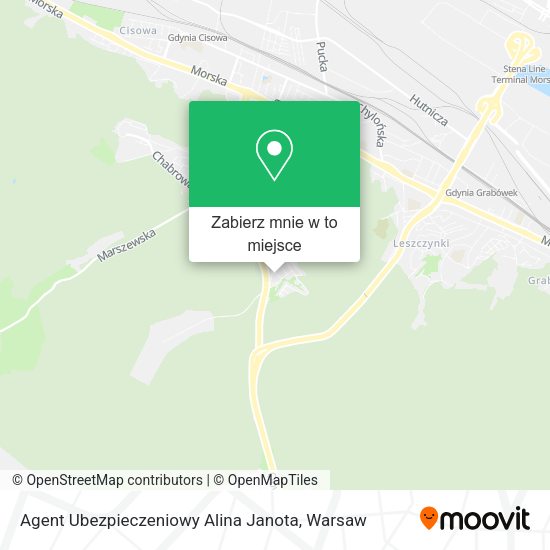 Mapa Agent Ubezpieczeniowy Alina Janota