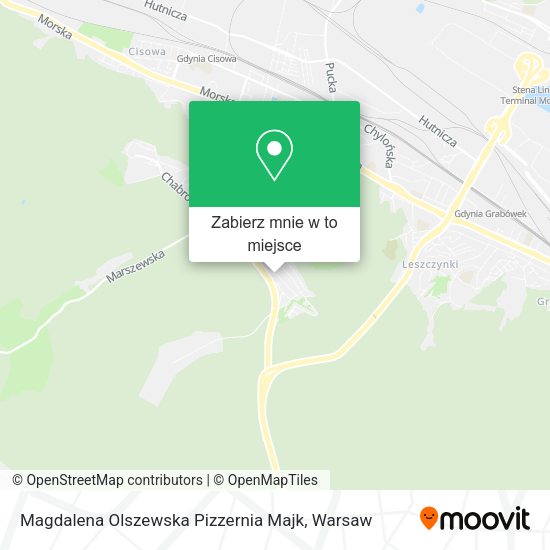 Mapa Magdalena Olszewska Pizzernia Majk