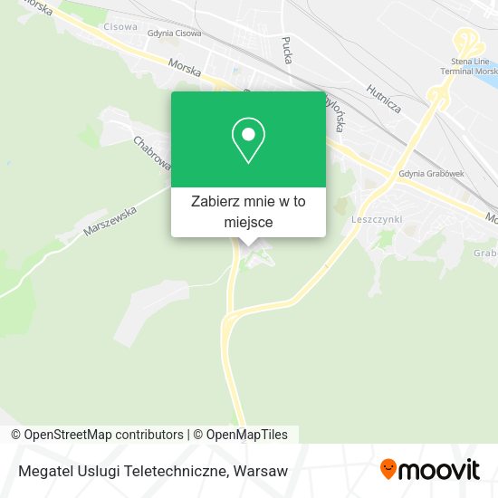 Mapa Megatel Uslugi Teletechniczne