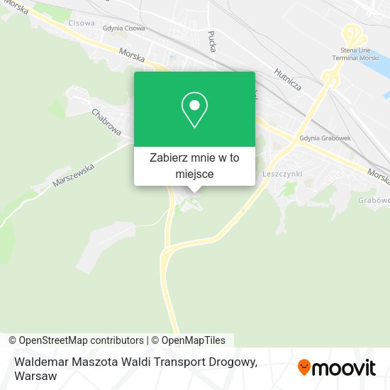 Mapa Waldemar Maszota Waldi Transport Drogowy