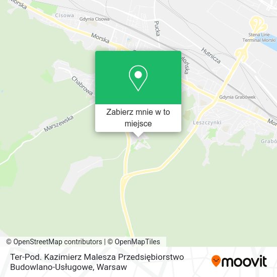 Mapa Ter-Pod. Kazimierz Malesza Przedsiębiorstwo Budowlano-Usługowe