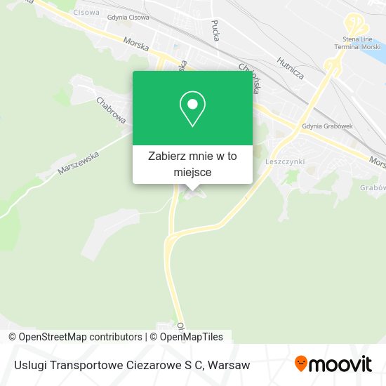 Mapa Uslugi Transportowe Ciezarowe S C