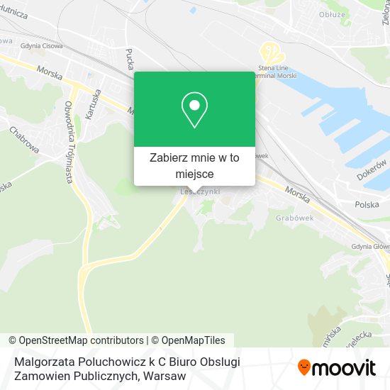 Mapa Malgorzata Poluchowicz k C Biuro Obslugi Zamowien Publicznych