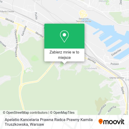 Mapa Apelatio Kancelaria Prawna Radca Prawny Kamila Truszkowska