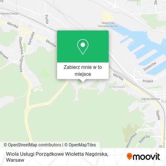 Mapa Wiola Usługi Porządkowe Wioletta Nagórska