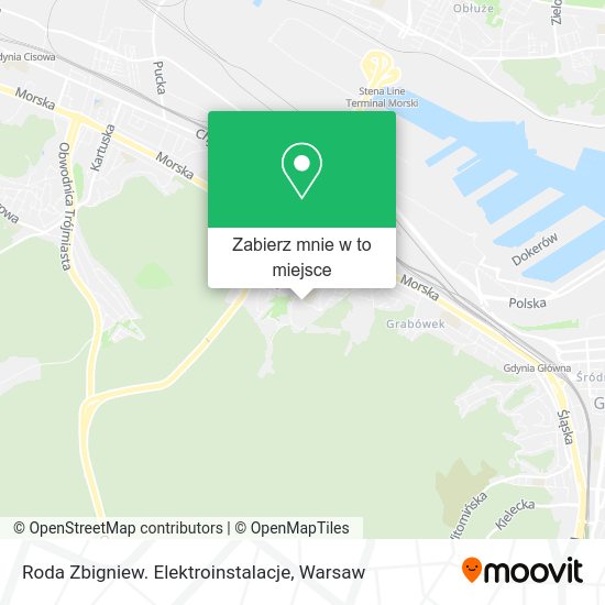 Mapa Roda Zbigniew. Elektroinstalacje