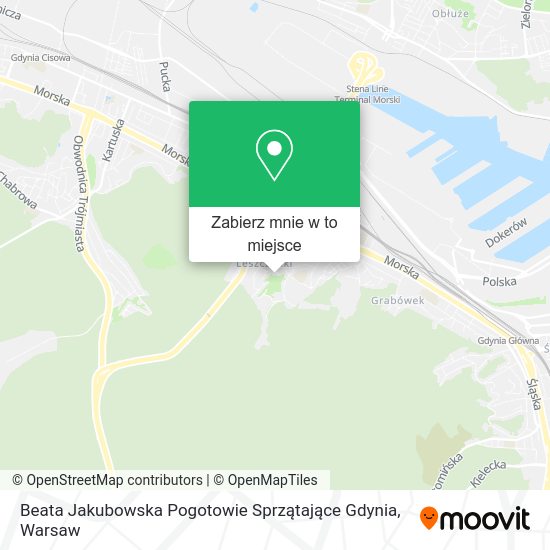 Mapa Beata Jakubowska Pogotowie Sprzątające Gdynia