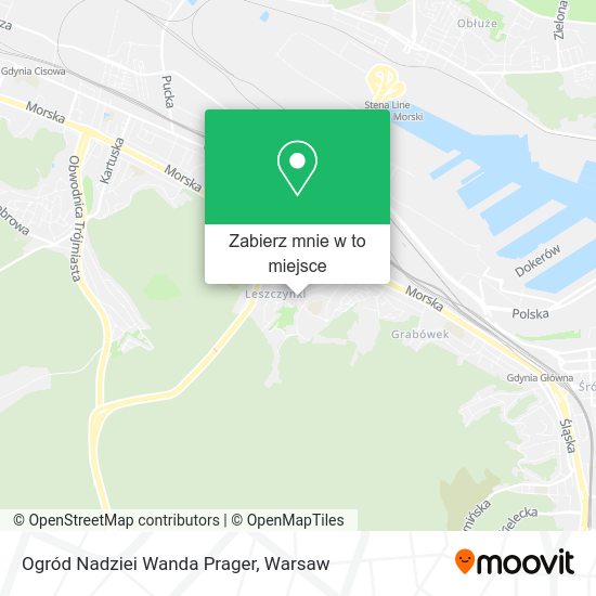 Mapa Ogród Nadziei Wanda Prager