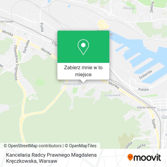 Mapa Kancelaria Radcy Prawnego Magdalena Kręczkowska