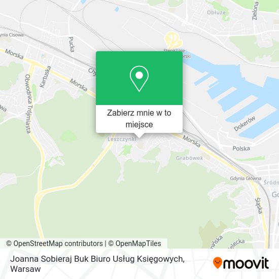 Mapa Joanna Sobieraj Buk Biuro Usług Księgowych