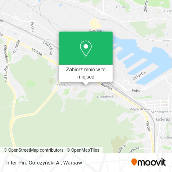 Mapa Inter Pin. Górczyński A.