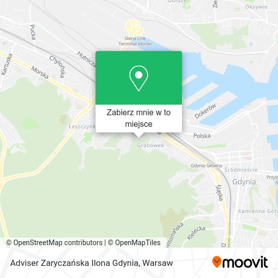 Mapa Adviser Zaryczańska Ilona Gdynia