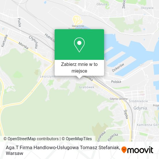 Mapa Aga.T Firma Handlowo-Usługowa Tomasz Stefaniak