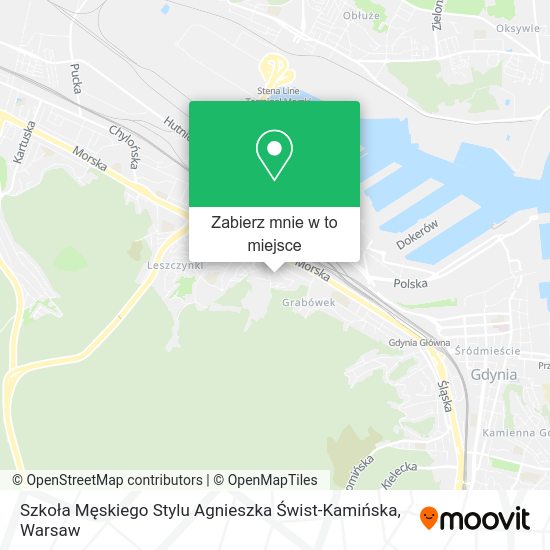 Mapa Szkoła Męskiego Stylu Agnieszka Świst-Kamińska