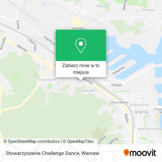 Mapa Stowarzyszenie Challenge Dance