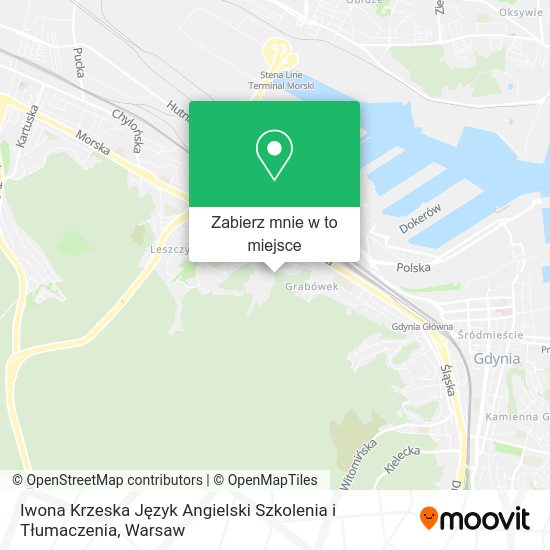 Mapa Iwona Krzeska Język Angielski Szkolenia i Tłumaczenia