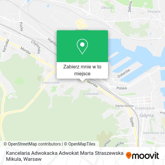 Mapa Kancelaria Adwokacka Adwokat Marta Straszewska Mikula