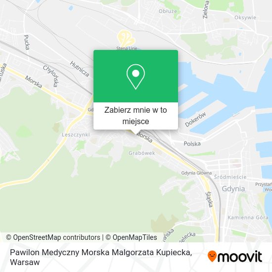 Mapa Pawilon Medyczny Morska Malgorzata Kupiecka