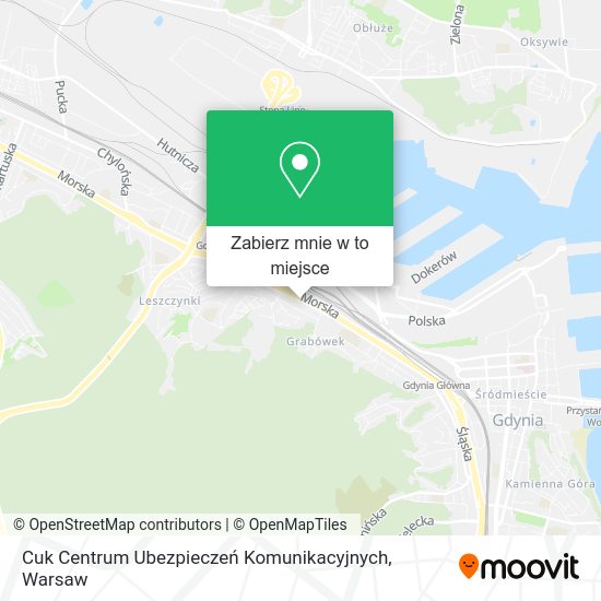 Mapa Cuk Centrum Ubezpieczeń Komunikacyjnych