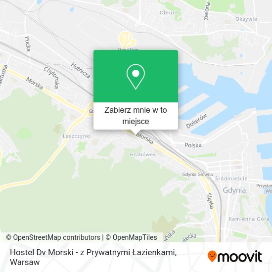 Mapa Hostel Dv Morski - z Prywatnymi Łazienkami