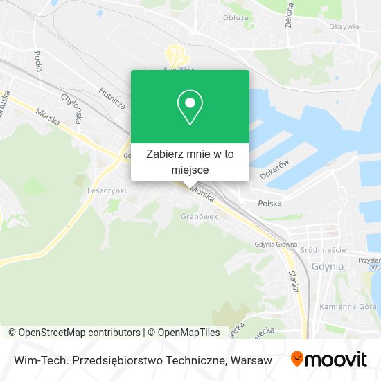 Mapa Wim-Tech. Przedsiębiorstwo Techniczne