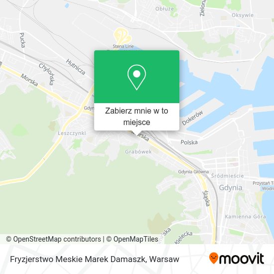 Mapa Fryzjerstwo Meskie Marek Damaszk