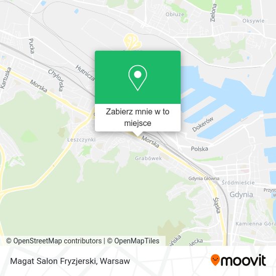 Mapa Magat Salon Fryzjerski