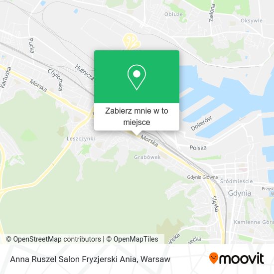 Mapa Anna Ruszel Salon Fryzjerski Ania