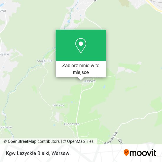 Mapa Kgw Lezyckie Bialki